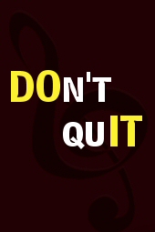 Text:  Don't Quit - DO IT