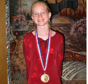 Photo of students wearing Medal of Honor Award