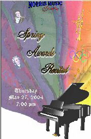 May 2004 Recital Program Front