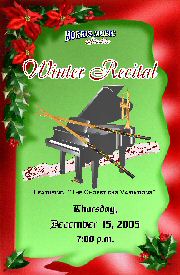 Dec 2005 Recital Program Front