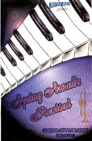 April Recital Program Front