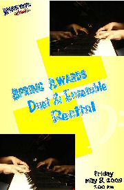 May '09 Duet & Ensemble Recital Program Front
