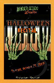 Oct '09 Halloween Recital Program Front