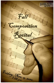 Nov '10 Fall Composition Recital Program Front