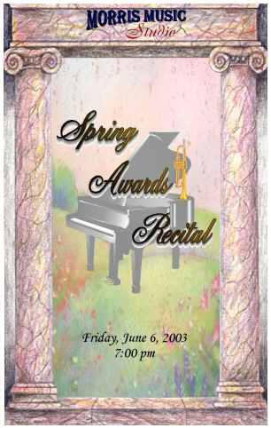 June 2003 Recital Program