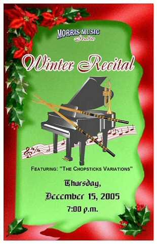 Dec 2005 Recital Program