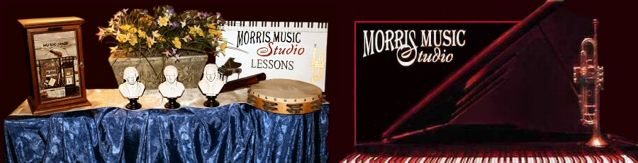 Morris Music Studio Logo with Photo from June 2005 Recital