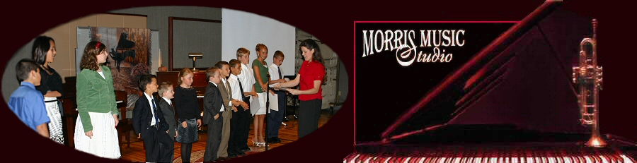 Morris Music Studio Logo with Photo from Nov 2006 Recital