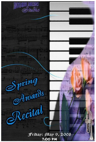 May 2008 Recital Program Front